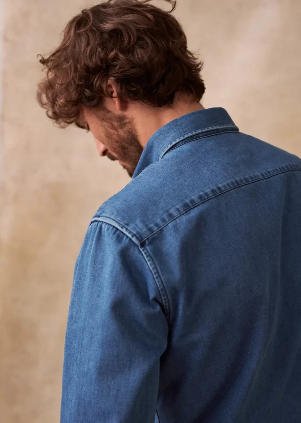 Sezane Hemd Miles< Denim-Hemden | Denim