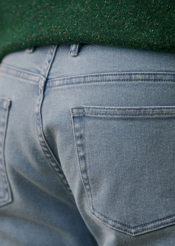 Sezane Jeans Avi Slim< Denim | Denim