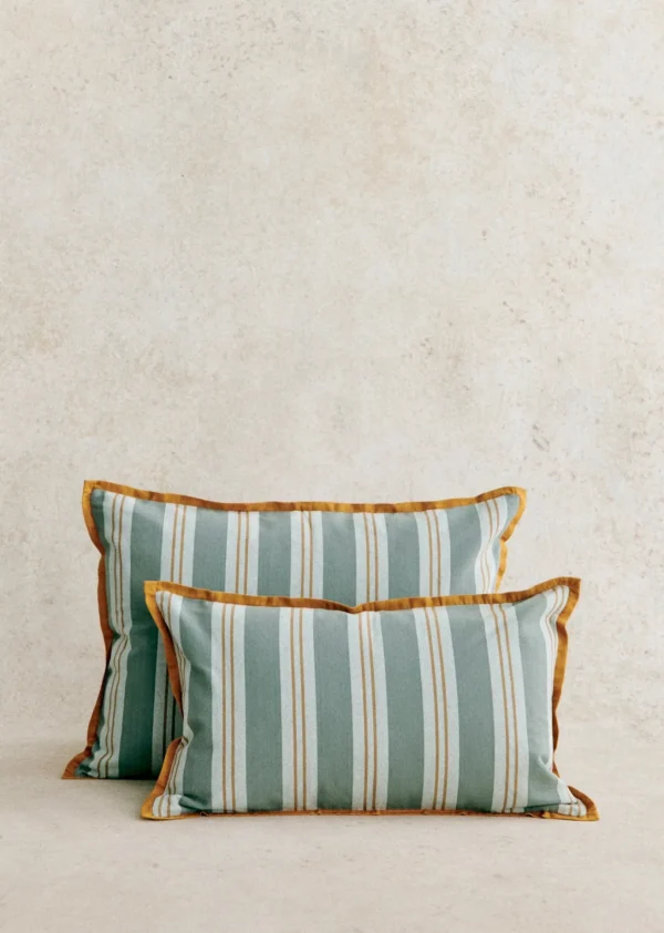 Sezane Kissen Streifen Amalfi -  Großes Modell< Textilien