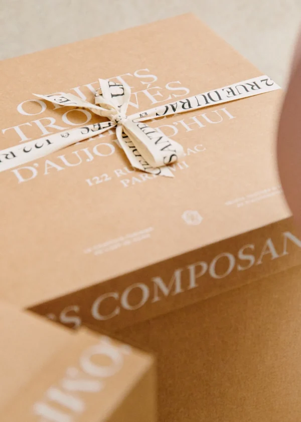 Sezane Lampe Mezzo - Gestreift Grün< Beleuchtung
