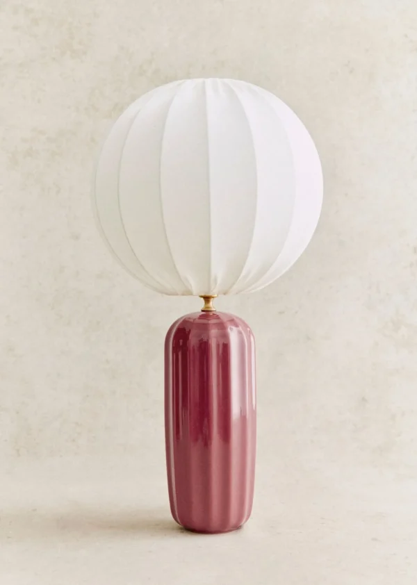 Sezane Lampe Traviata Großes Modell – Himbeerrot< Beleuchtung